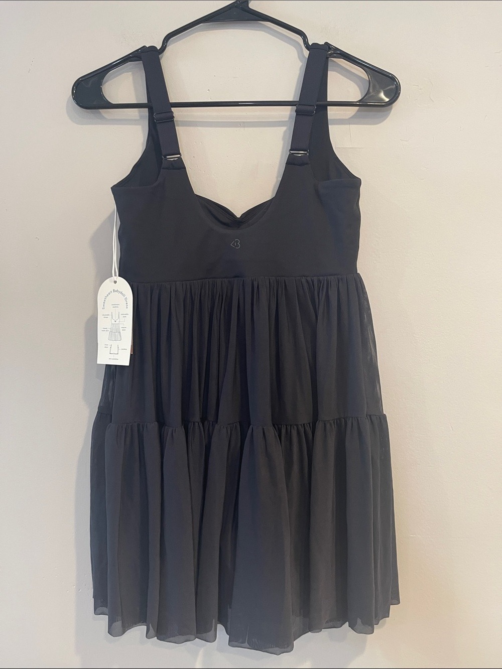 NWT Blogilates Sweetheart Babydoll Dress Size Small - Picture 11 of 12